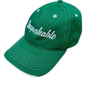 Unspeakable Green Baseball Cap